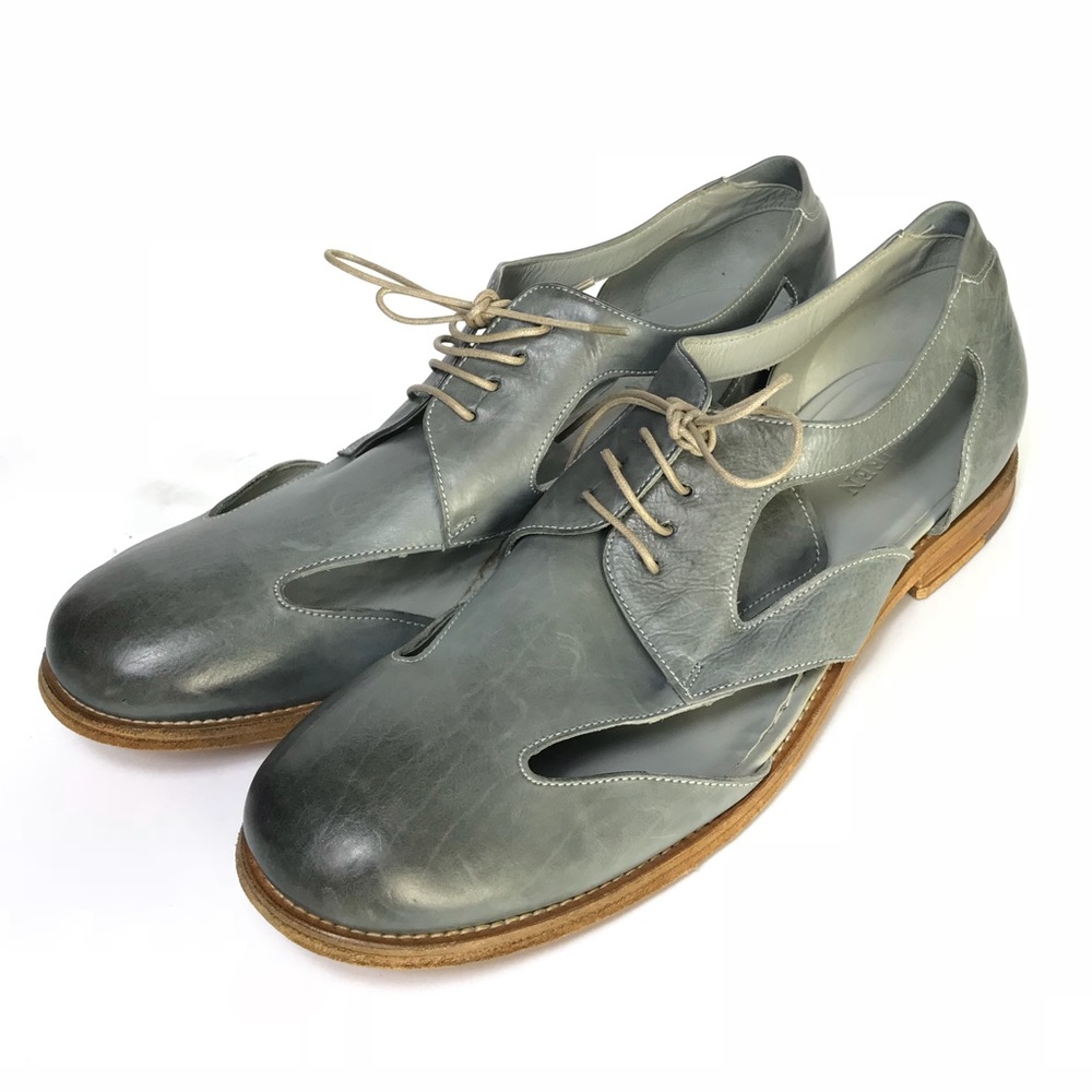 ALEXANDER MCQUEEN euro size 45 Cut Out Lace Up